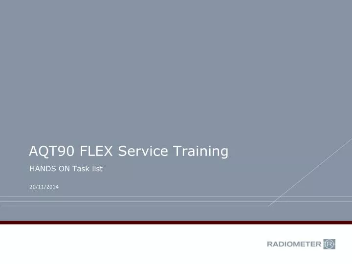 aqt90 flex service training