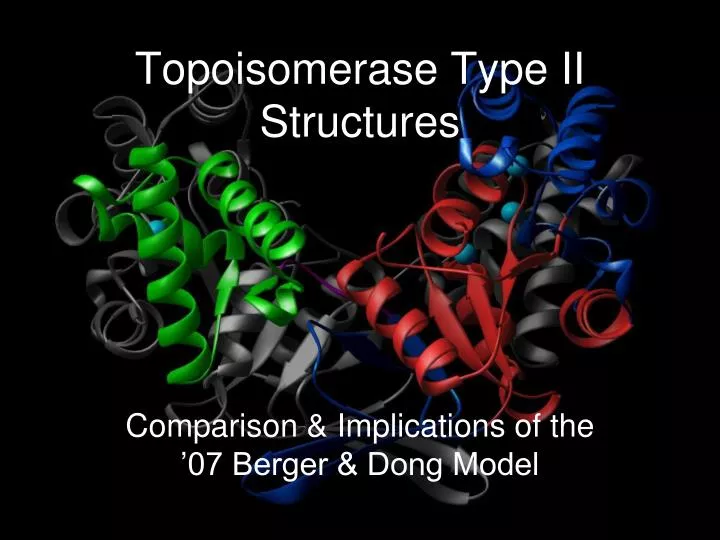 topoisomerase type ii structures