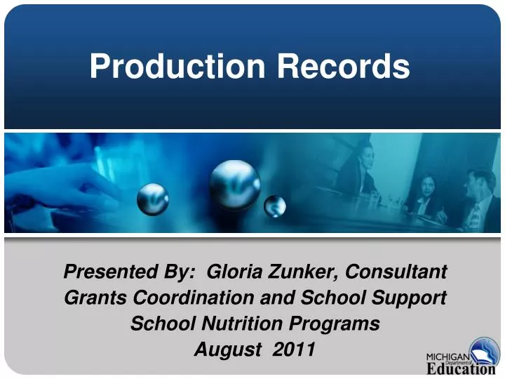 production records