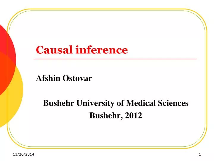 causal inference