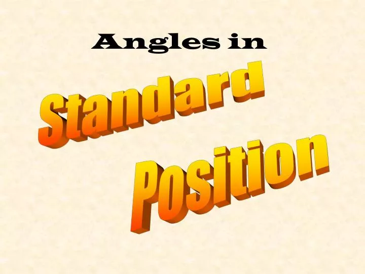angles in