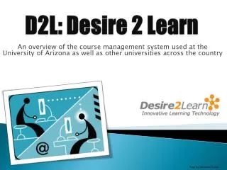 D2L: Desire 2 Learn