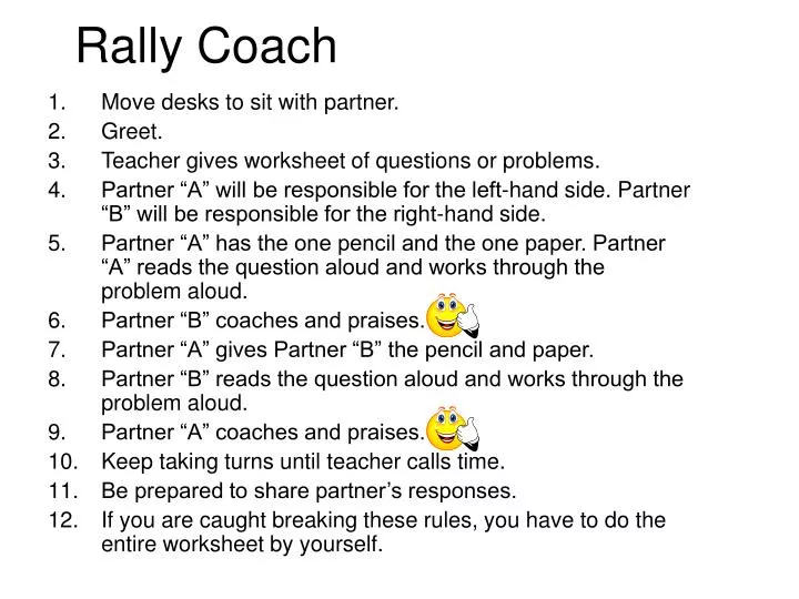 rally coach