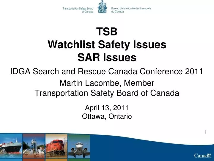 tsb watchlist safety issues sar issues