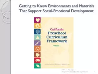 Getting to Know Environments and Materials That Support Social-Emotional Development