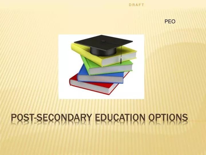 post secondary education options