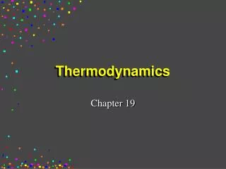 thermodynamics