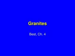 Granites