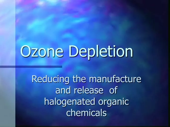 ozone depletion