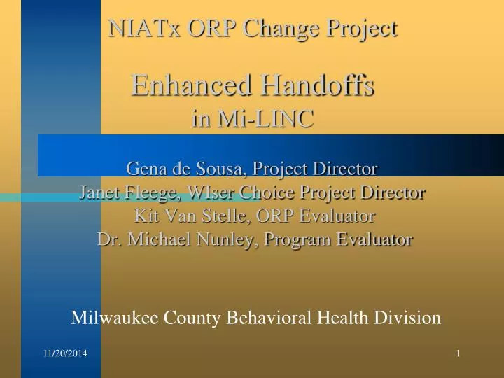 milwaukee county behavioral health division