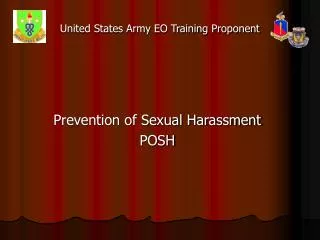 United States Army EO Training Proponent