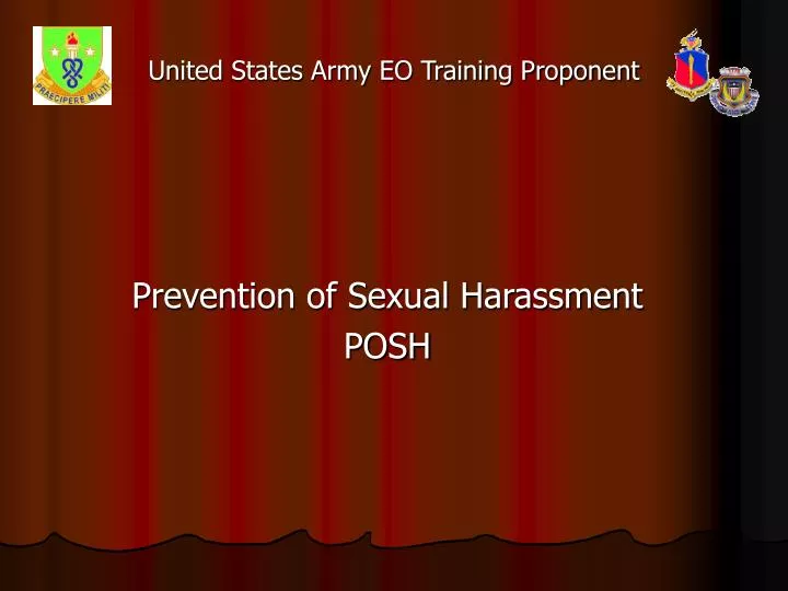 united states army eo training proponent