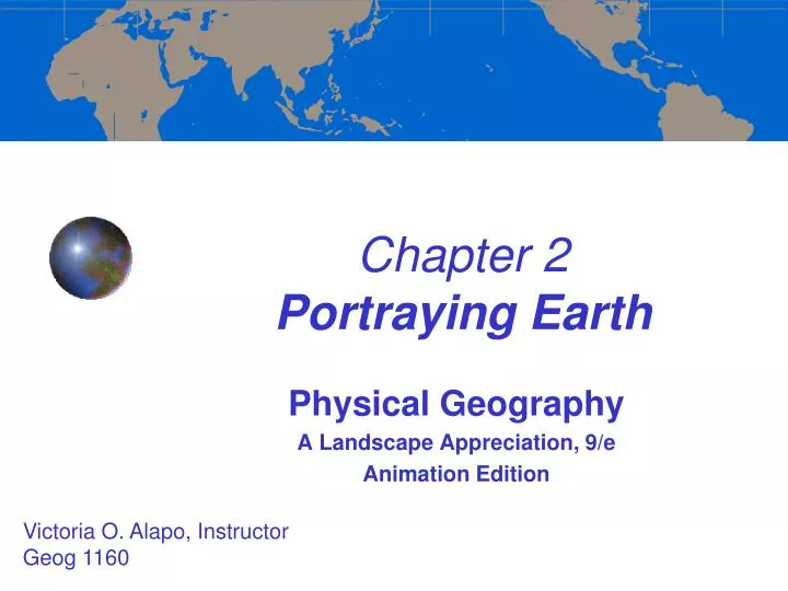 chapter 2 portraying earth