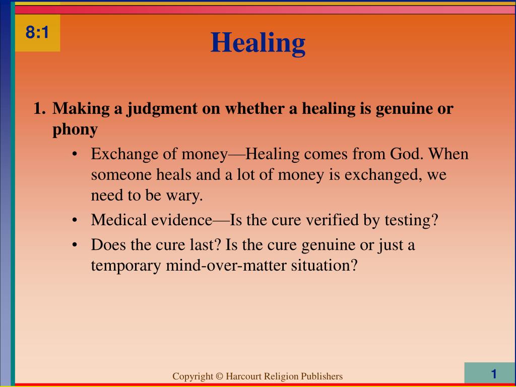PPT - Healing PowerPoint Presentation, free download - ID:6896887