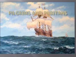 pilgrims and puritans