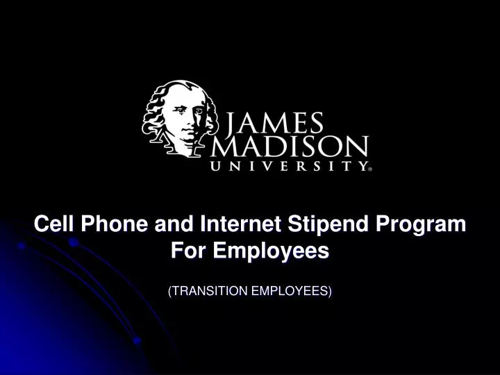 cell phone and internet stipend program for employees transition employees