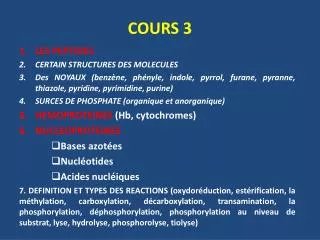 COURS 3