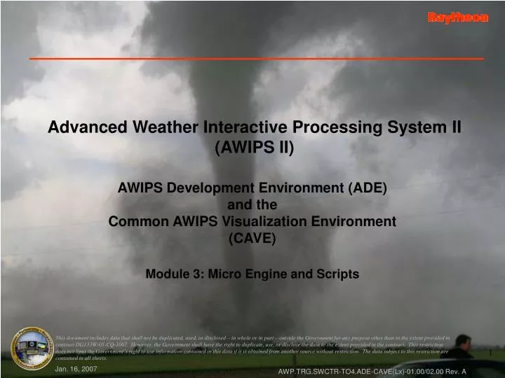 advanced weather interactive processing system ii awips ii