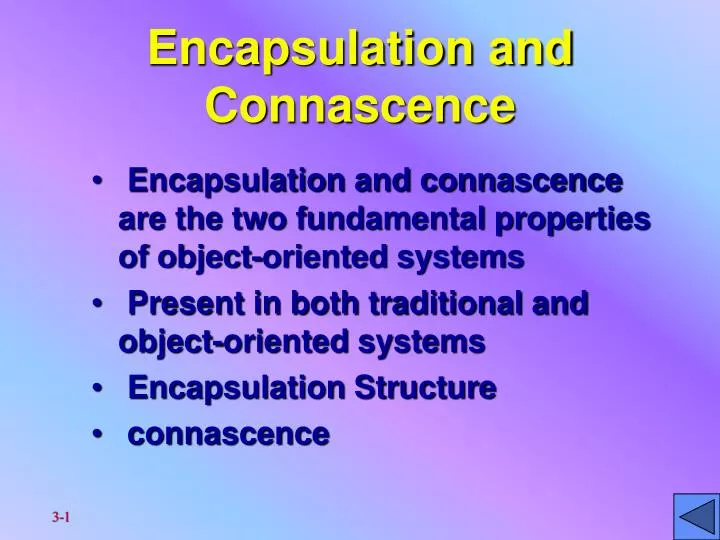 encapsulation and connascence