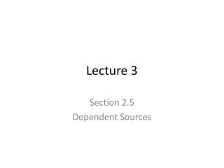 lecture 3