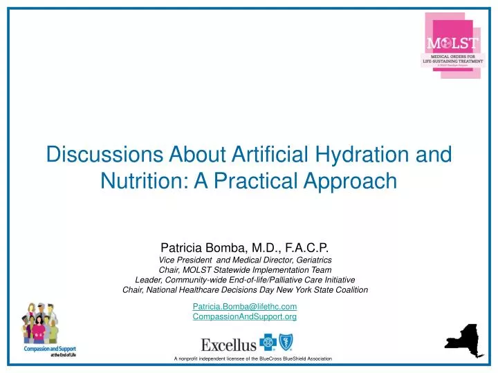 discussions about artificial hydration and nutrition a practical approach