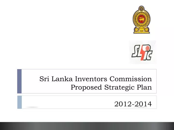 sri lanka inventors commission proposed strategic plan 2012 2014
