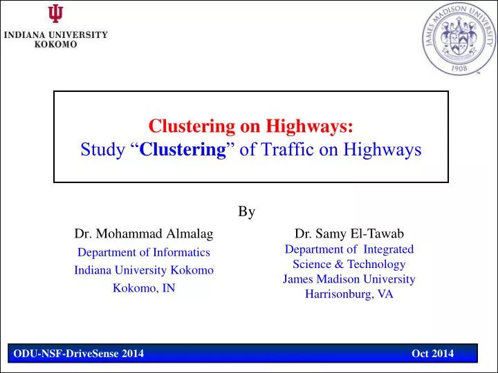 clustering on highways study clustering of traffic on highways