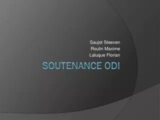 saujot steeven roulin maxime laluque florian