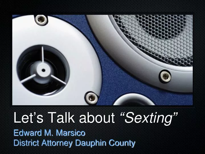 let s talk about sexting