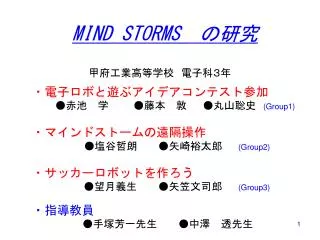 mind storms