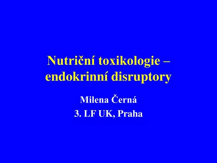 nutri n toxikologie endokrinn disruptory
