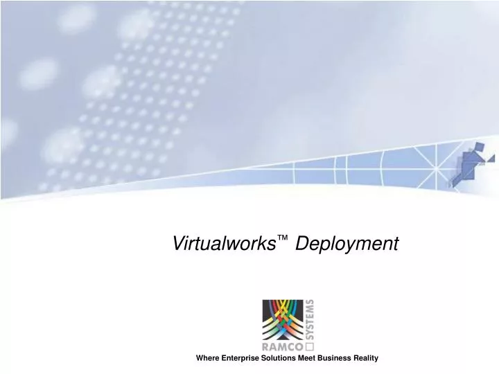 virtualworks deployment