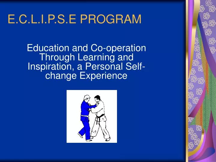 education and co operation through learning and inspiration a personal self change experience
