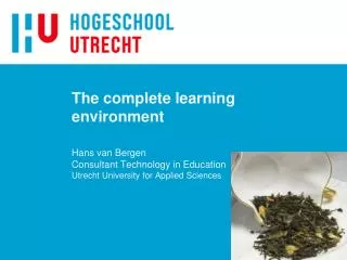 the complete learning environment