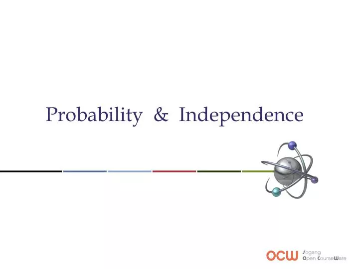 probability independence