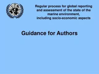 Guidance for Authors