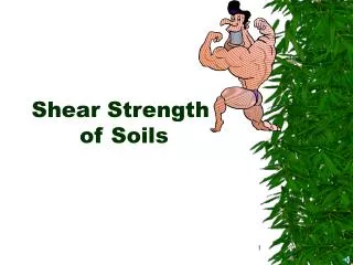 Shear Strength of Soils