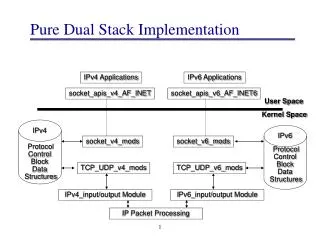 Pure Dual Stack Implementation