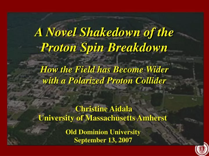 a novel shakedown of the proton spin breakdown