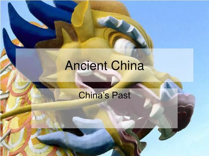 ancient china