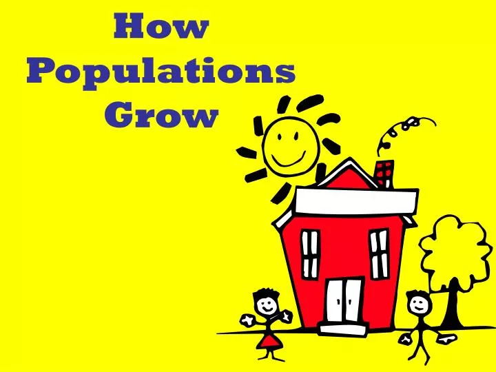 how populations grow