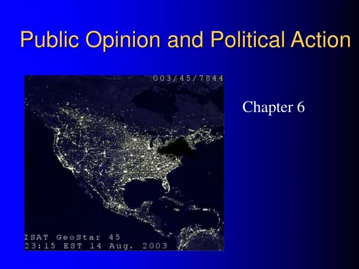 public opinion and political action