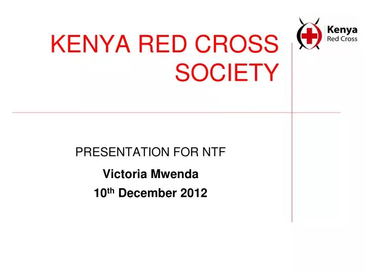 kenya red cross society