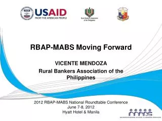 RBAP-MABS Moving Forward