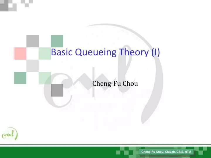 basic queueing theory i