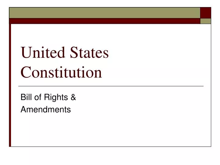 united states constitution
