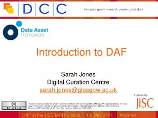 Introduction to DAF
