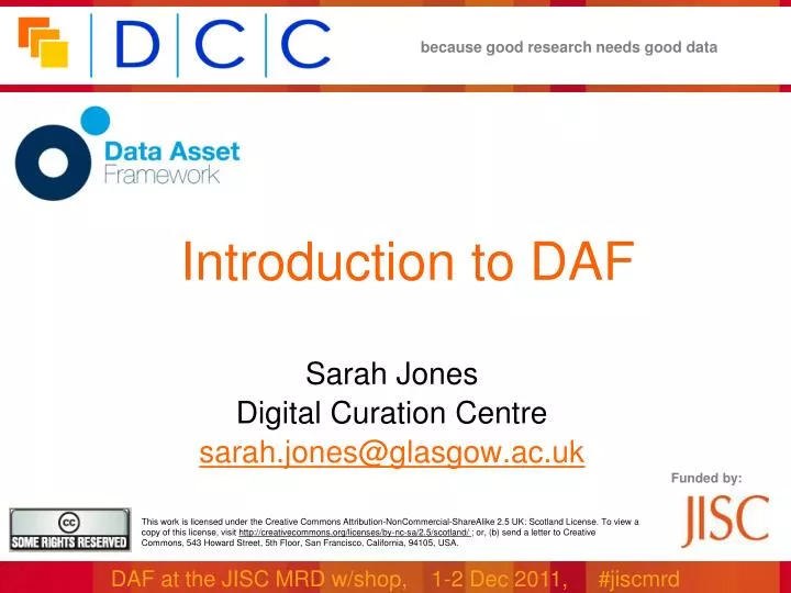 introduction to daf