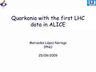 Quarkonia with the first LHC data in ALICE