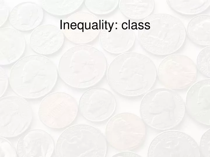 inequality class